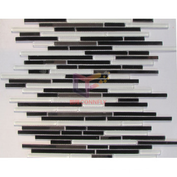 Wall Decoration Long Strip Metal with Glass Mosaic (CFS596)